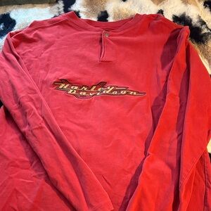 Harley-Davidson Embroidered Long-Sleeve Shirt